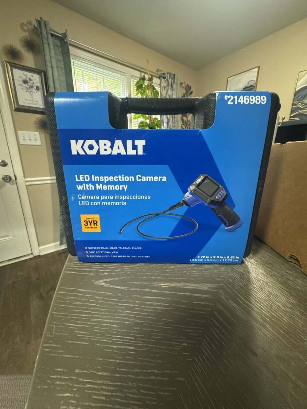 Kobalt Led Inspection Camera & Case with Memory Card (2146989)